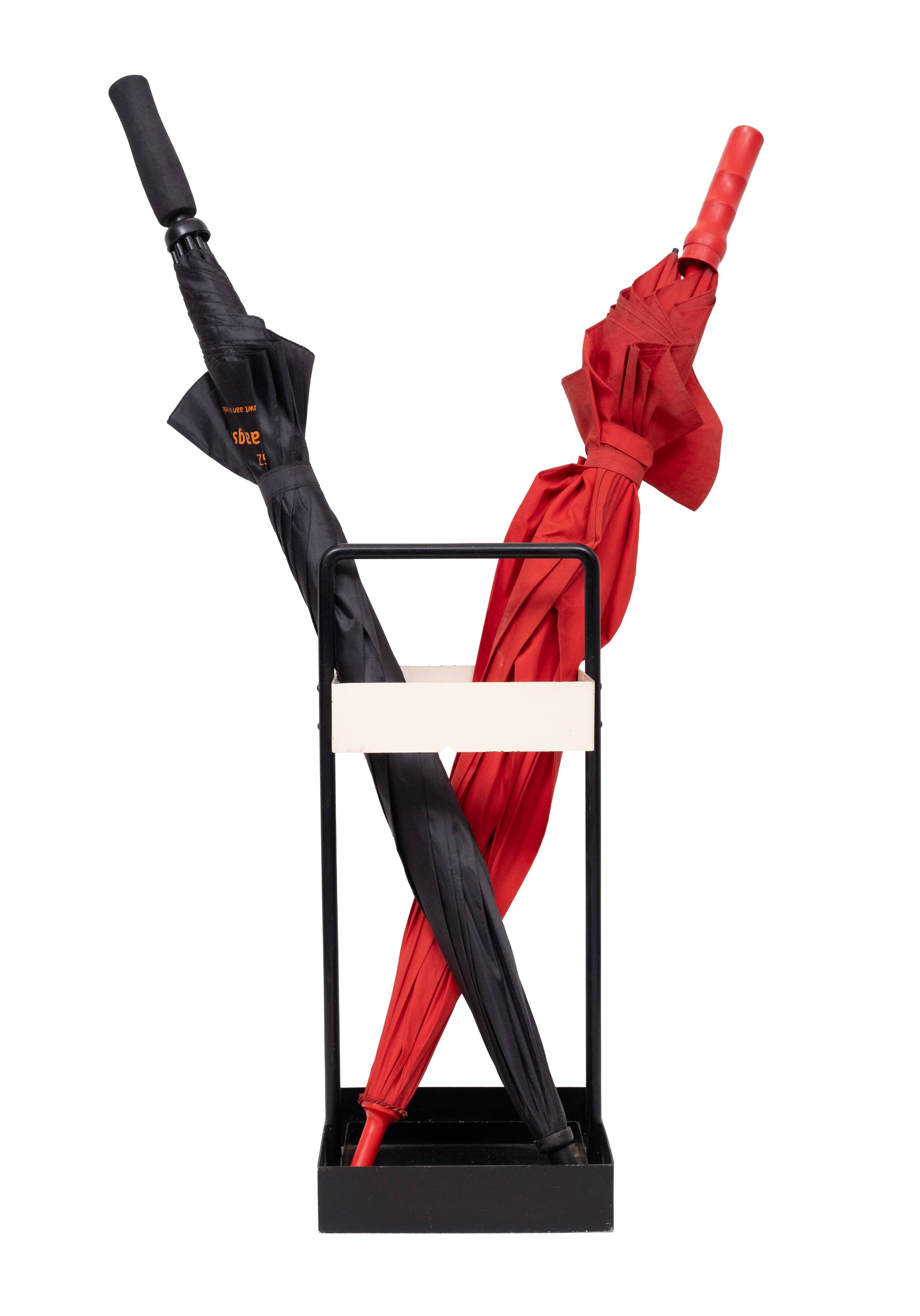 Modernist Metal Umbrella stand 1950s Germany