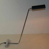 Italian design lamp 80's chrome and steel