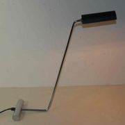 Lampe design italien années 80's chrome et acier