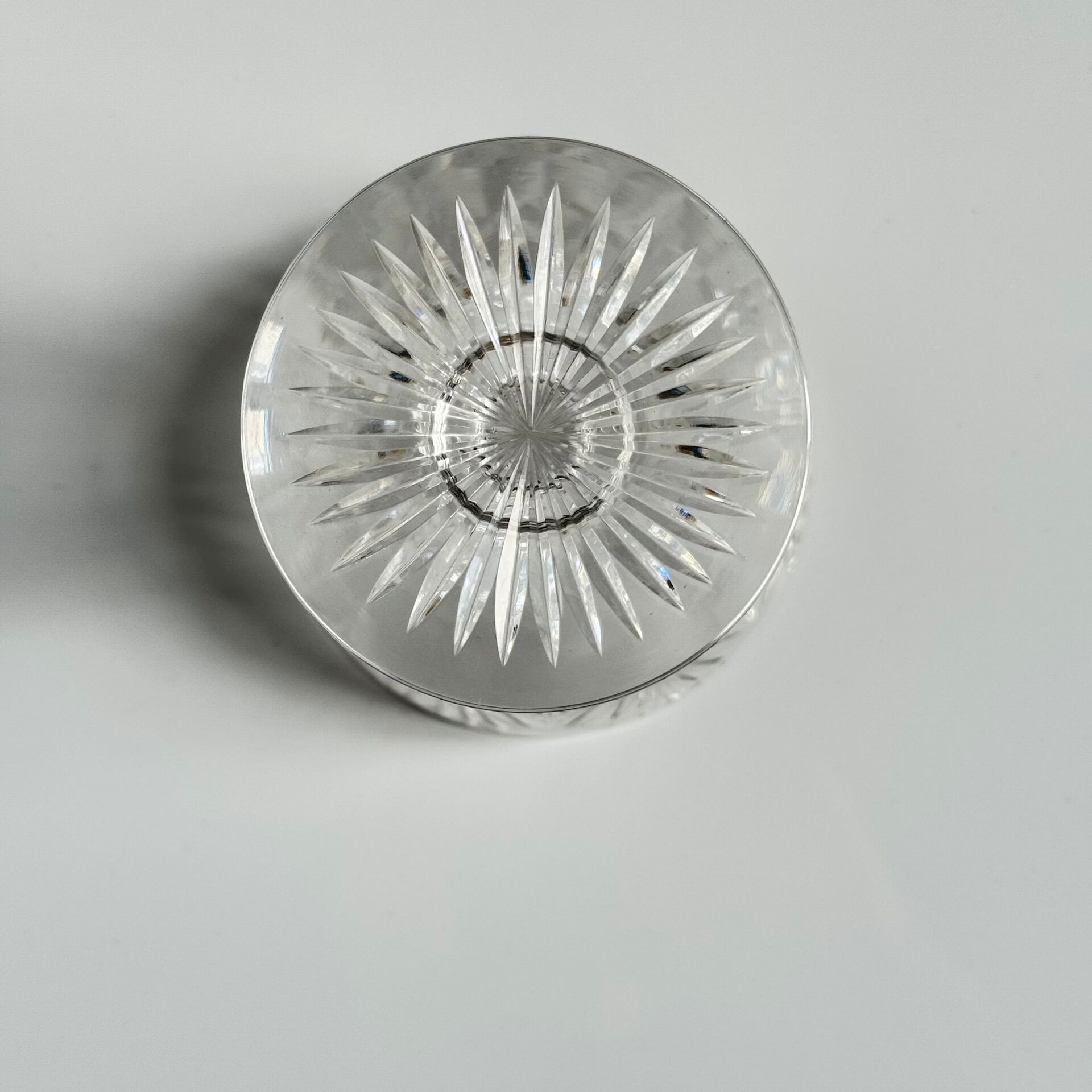 Set of 4 crystal champagne glasses from Saint-Louis | Gavarni model