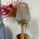 Vintage table lamp - art deco conical globe