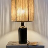 Sandstone lamp and jute string