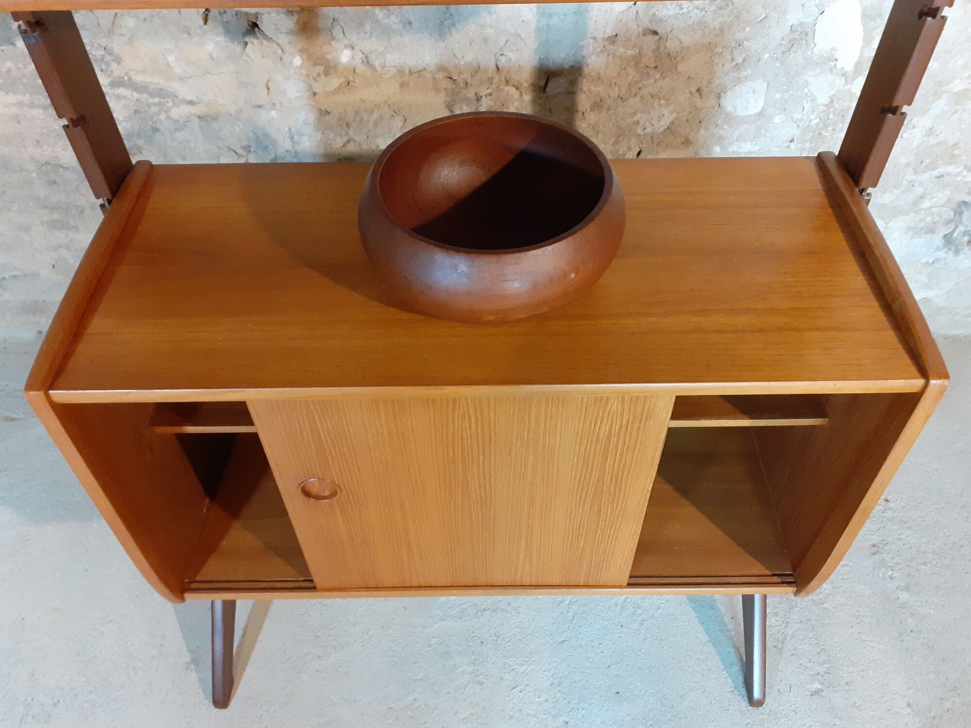 Furniture Of Storage 1 module in Teck "Ergo" by John Texmon, Mid-Century Scandinavian 1960s