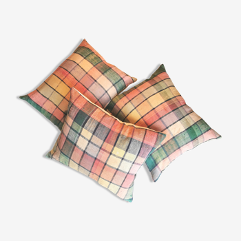 Set of three cushions