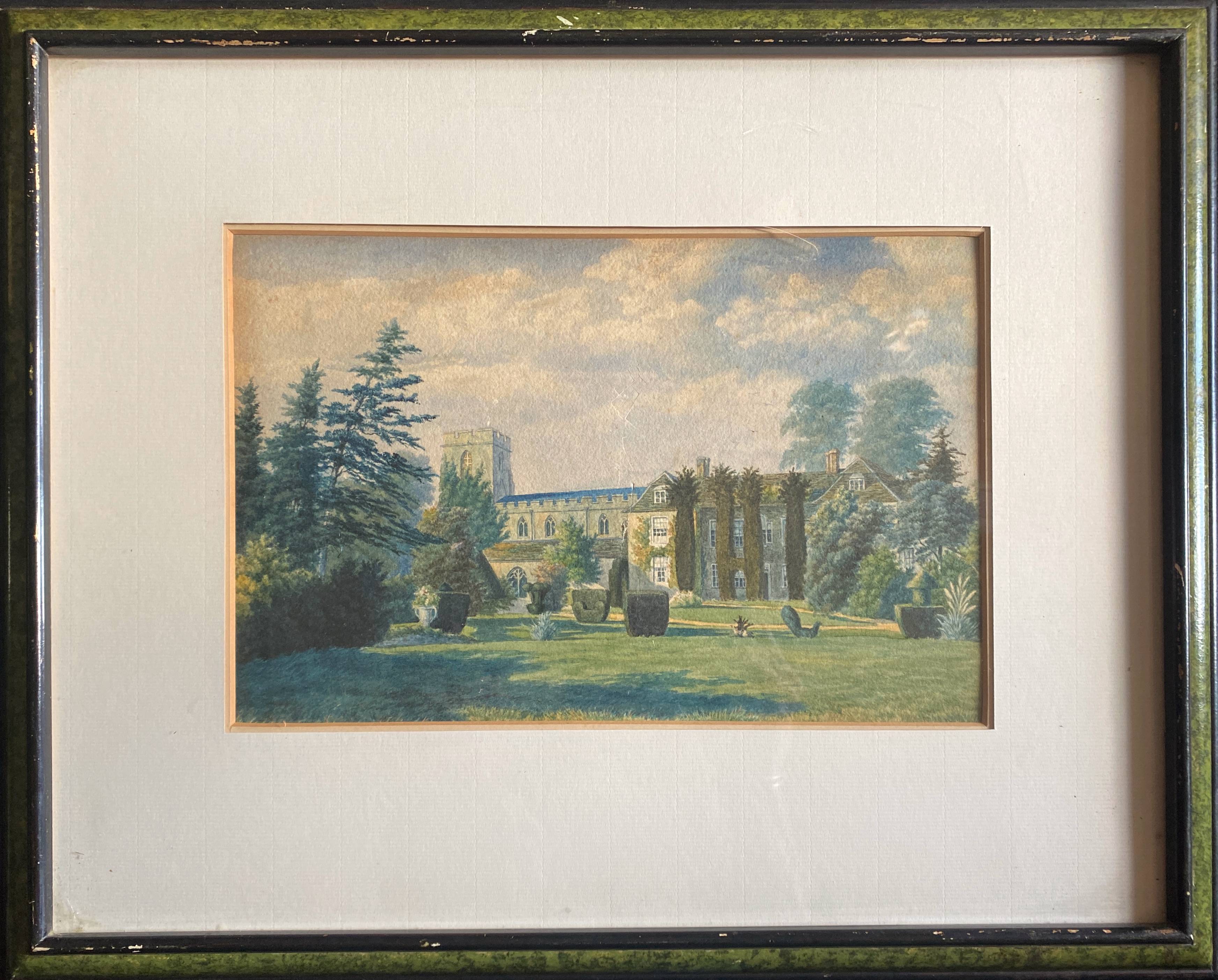 Watercolor Painting "The castle park" ec. English ? + supervision