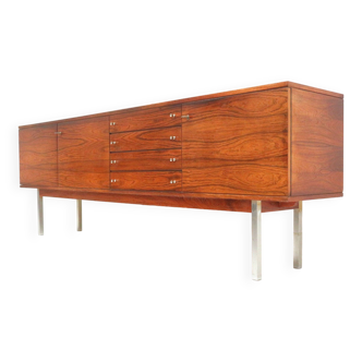 large vintage Brazilian rosewood sideboard from Bartels made in the 1960s