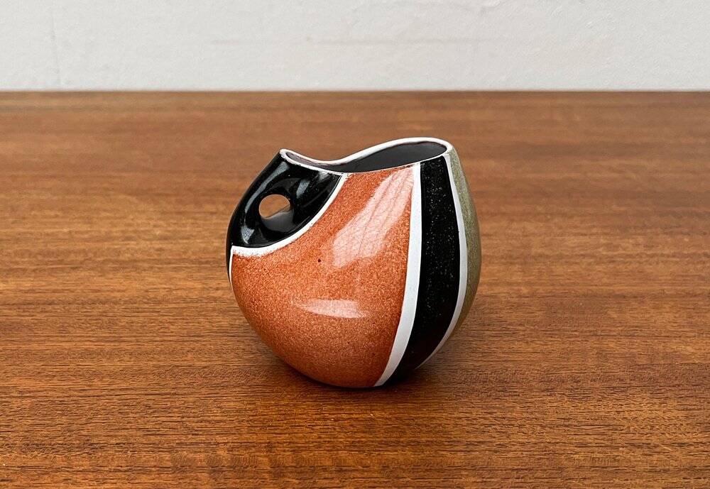 German ceramic vase from the mid-century by Krösselbach Keramik, 1960s.