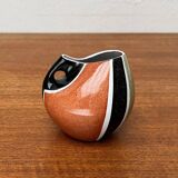 German ceramic vase from the mid-century by Krösselbach Keramik, 1960s.