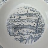 Gien soup plates Brittany pattern