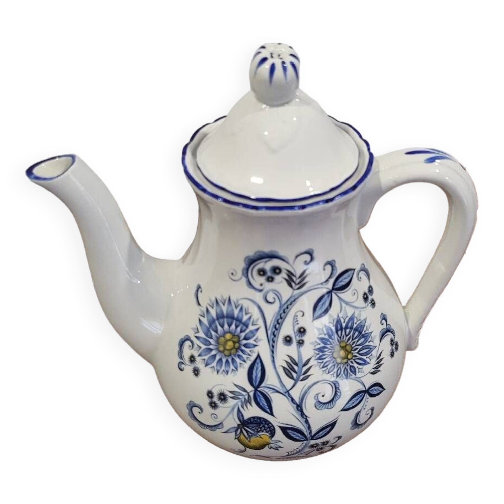 Blue Thistles Coffee Maker