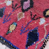Moroccan red carpet - 152 x 193 cm