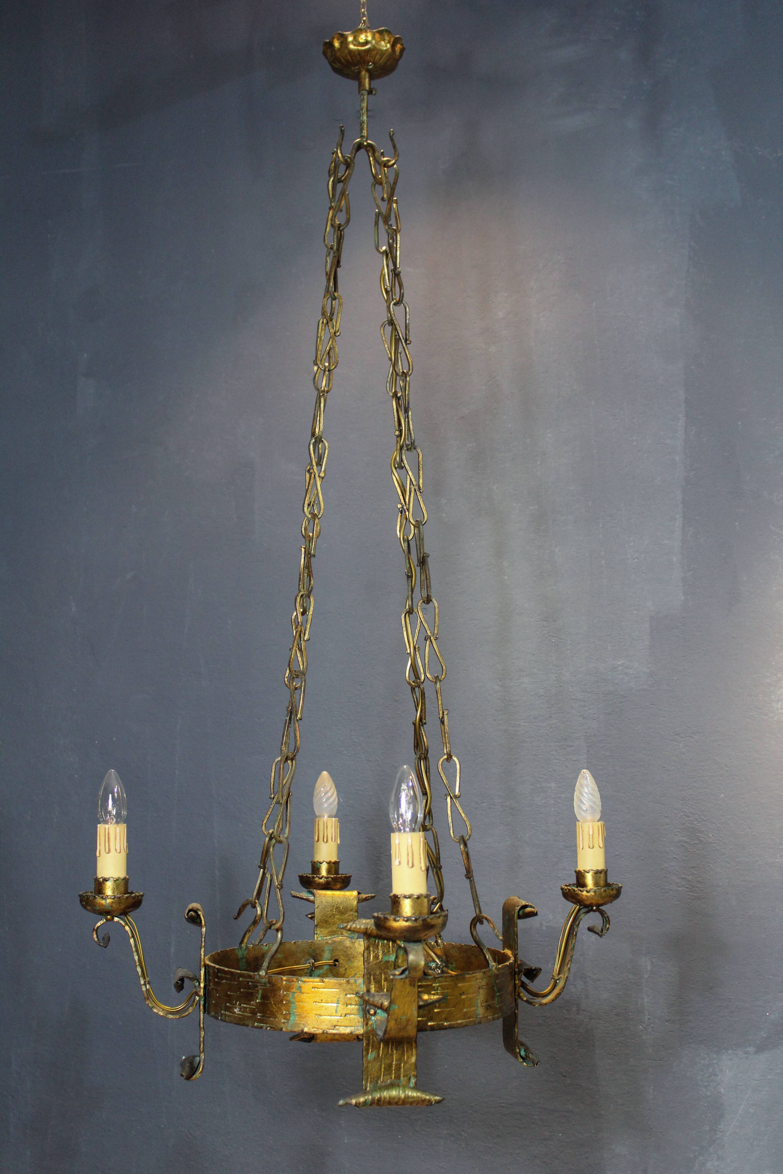 Antique Renaissance-style chandelier, Italy, 18th century