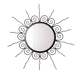Sun mirror in wrought iron - Very good condition
