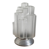 Skyscraper globe Art Deco transparent