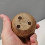 Two small round vases by Aage Wurtz Denmark 1970-80s.