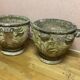 Pair of reconstituted stone planters