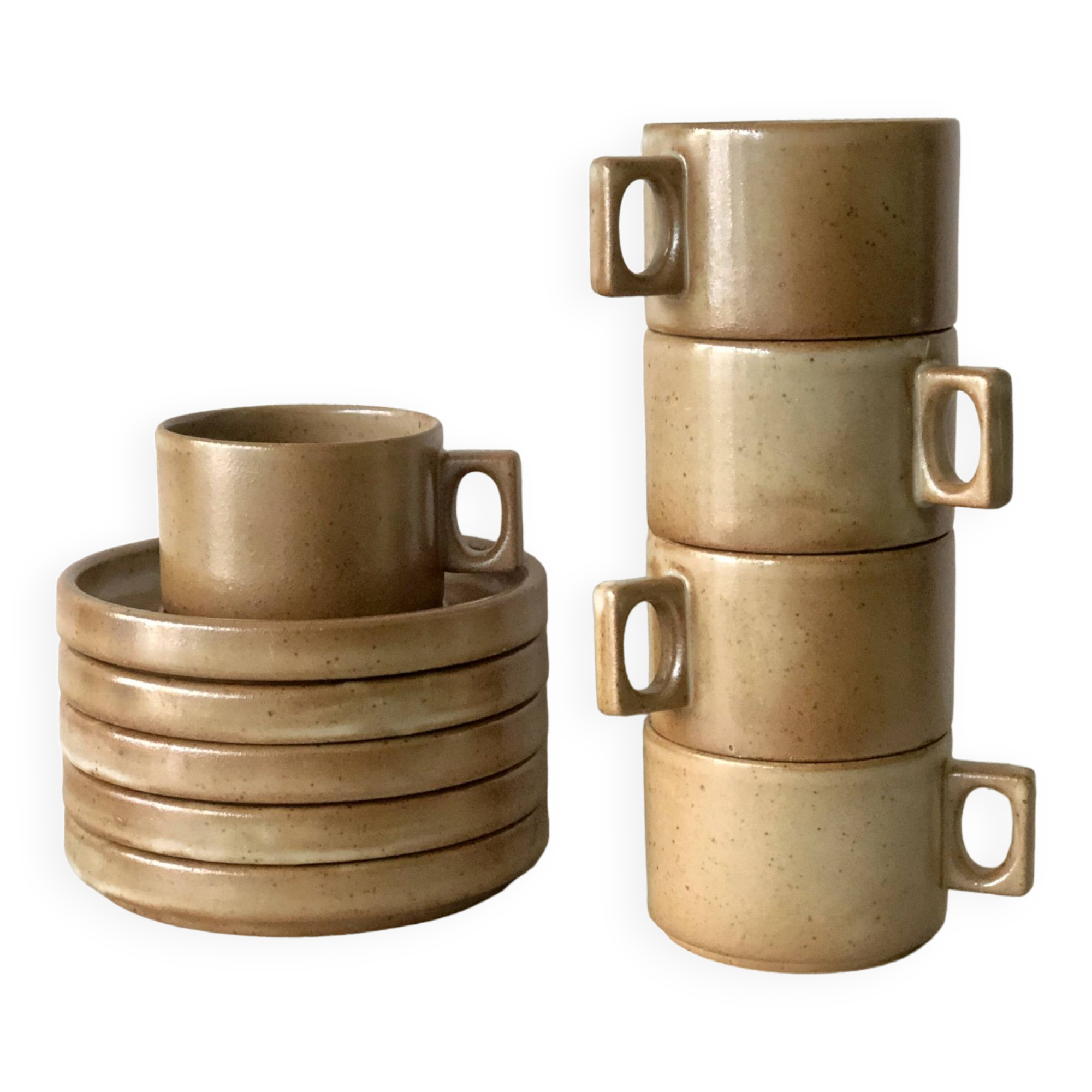 Brenne Stoneware Coffee Cups