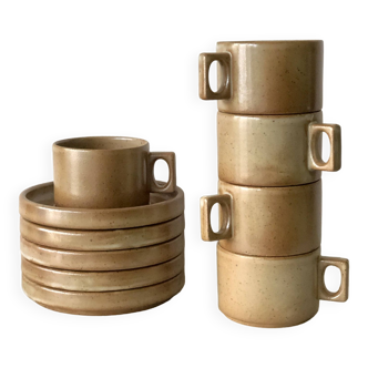 Brenne Stoneware Coffee Cups