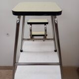 Formica step stool, vintage.