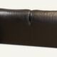 Maralunga 3-seater sofa in black leather by Vico Magistretti for Cassina