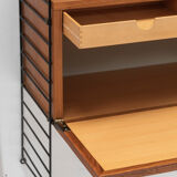 3-Piece wall unit by Nisse Strinning for String, Sweden, 1960s