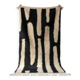 Handmade natural wool rug 250cm x 150cm