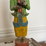 Traditional painted wooden figurine