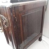 Art deco oak vanity