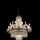 Italian crystal chandelier, 1940s