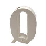 Space age Q letter shaped ceramic vase, Marcel Radureau France 1970