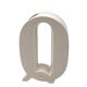 Space age Q letter shaped ceramic vase, Marcel Radureau France 1970