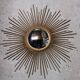 Large vintage mirror chaty vallauris 80 cm, sun, witch's eye