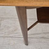 1970s, Danish design, sofa table, teak wood, beech wood, original.