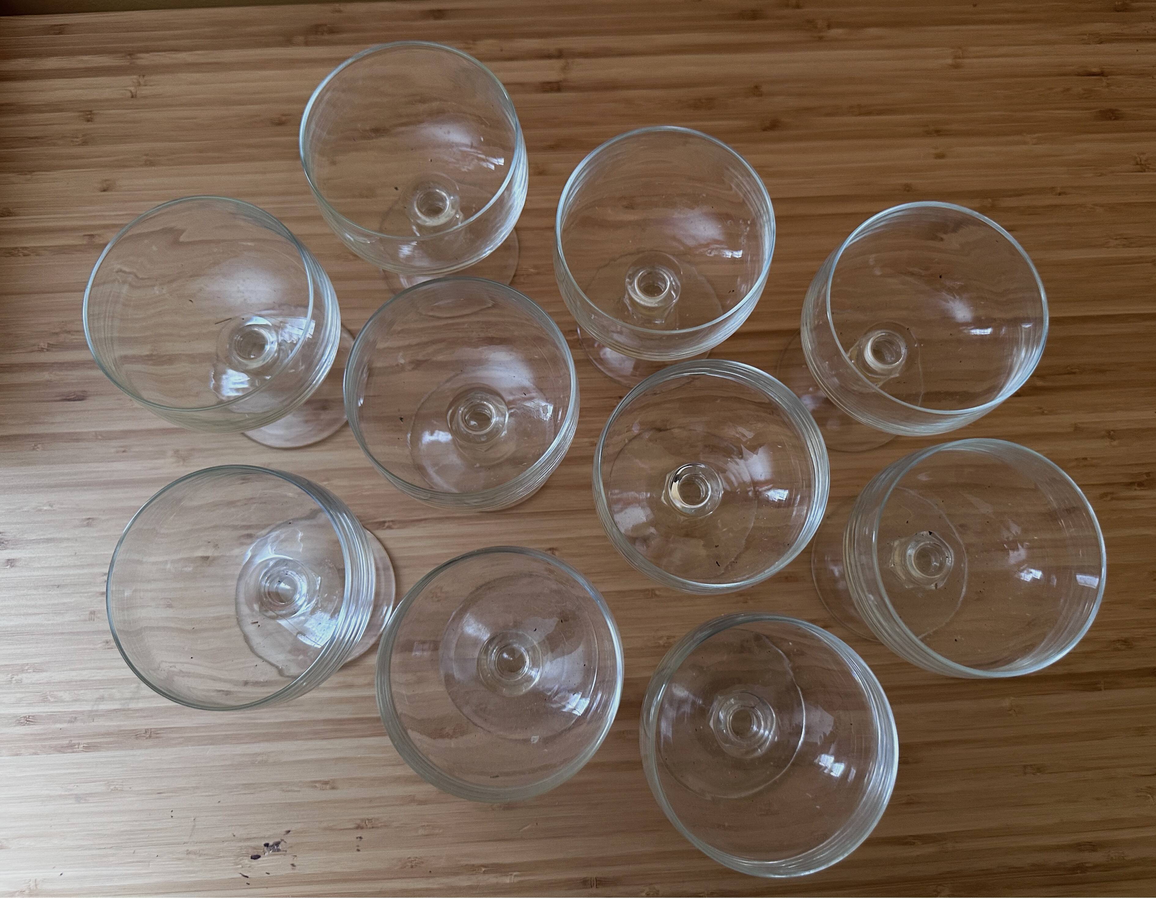10 cups 22 cl Luminarc from the 1970s/1980s