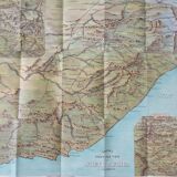 Bird's-eye map of South Africa 1900's