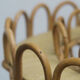 Portable bar stores rattan bottles