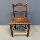 Set of six old English kitchen chairs