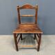 Ensemble de six chaises de cuisine anglaises anciennes