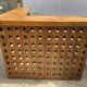 L-shaped walnut solid wood bar, professional furniture, bistro counter, reception.