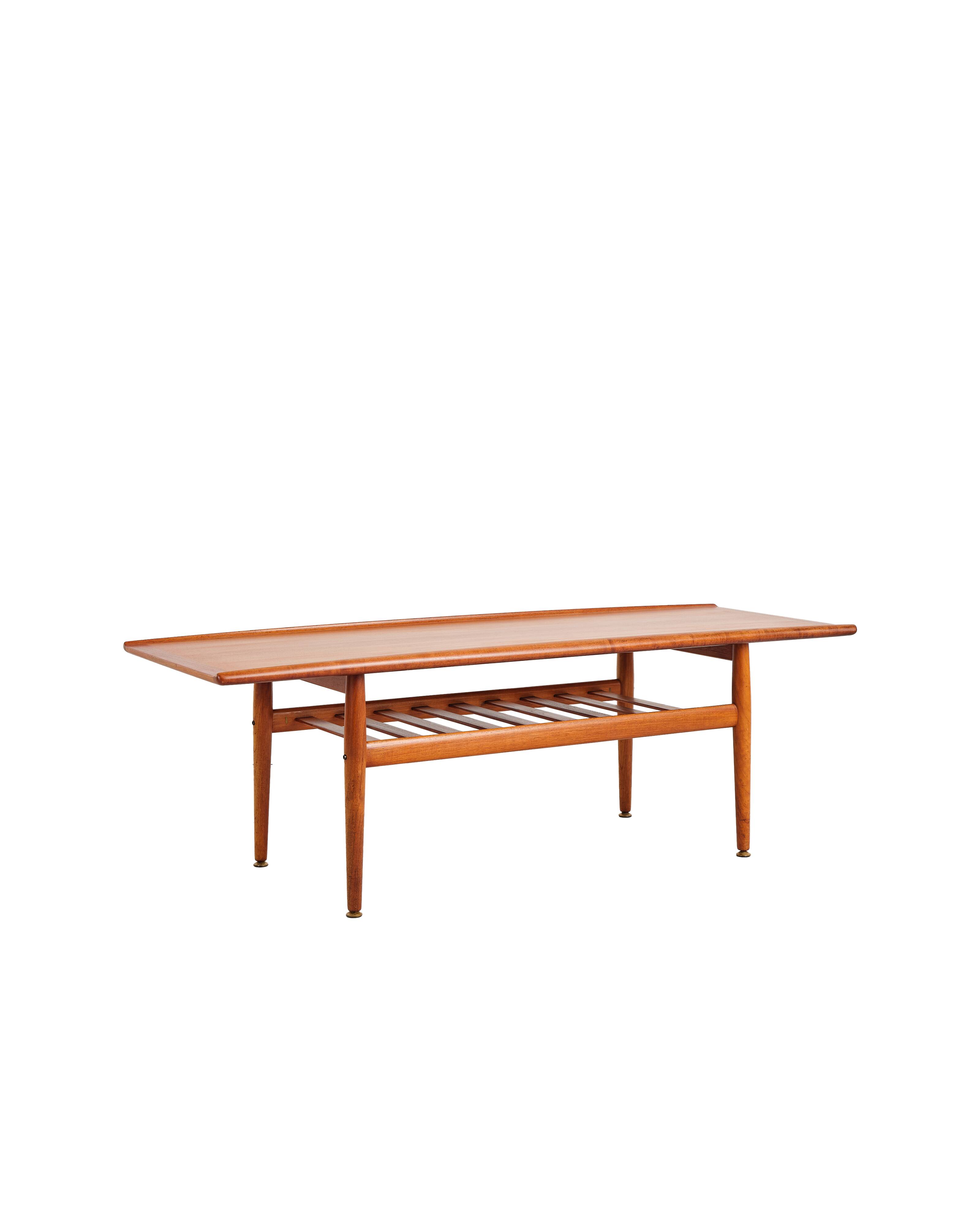 Large coffee table by Grete Jalk, Mid-Century Danish design.