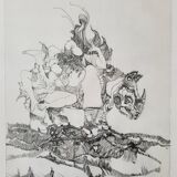 Didier Moreau - L'Amourcéros, unique signed proof
