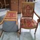 Pair of walnut armchairs – Restoration/Charles X period – 19th century