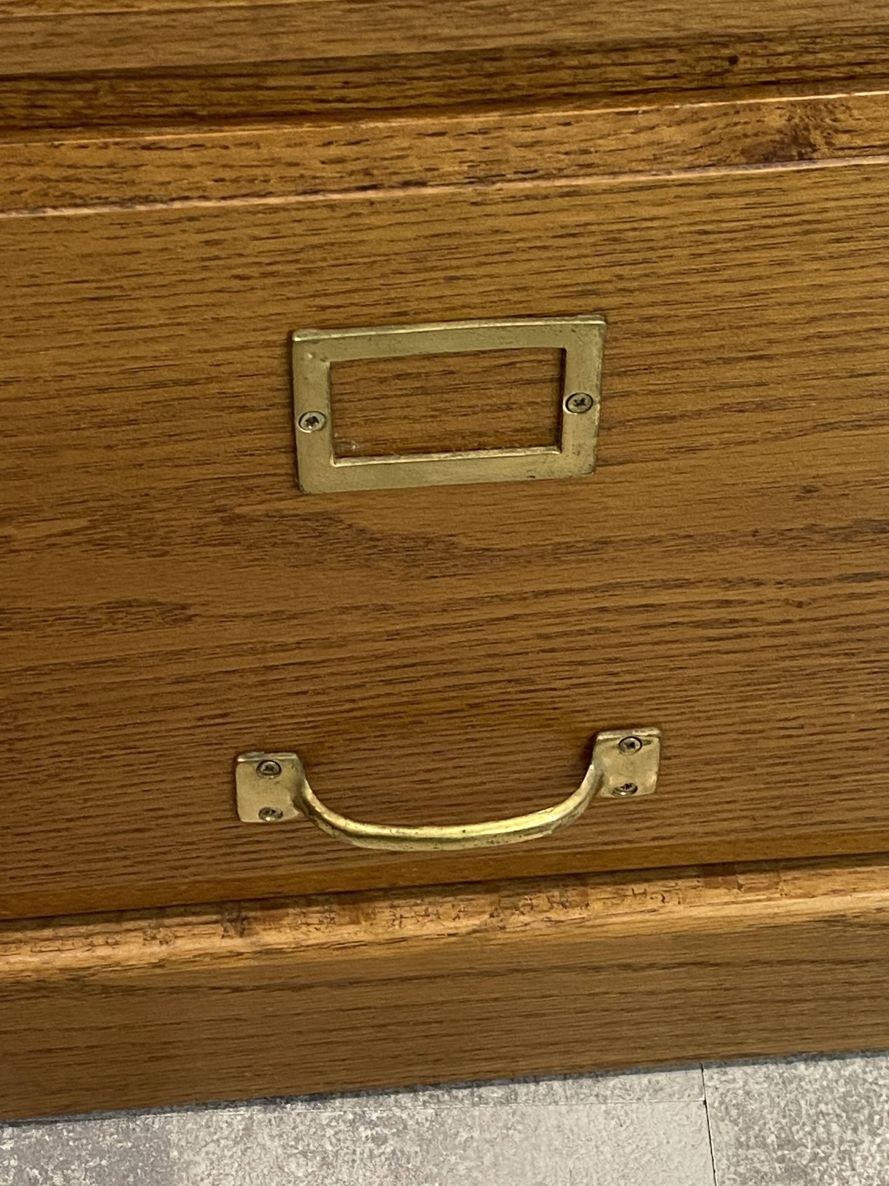 Furniture n1 for administrative storage, filing cabinet for hanging files.