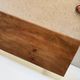 Vintage farmhouse bench made of solid wood