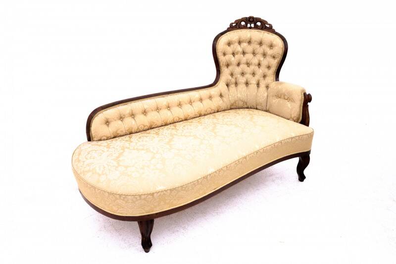 Chaise longue, France, circa 1890.