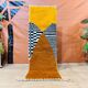 Handmade wool runner rug 300cmx70cm