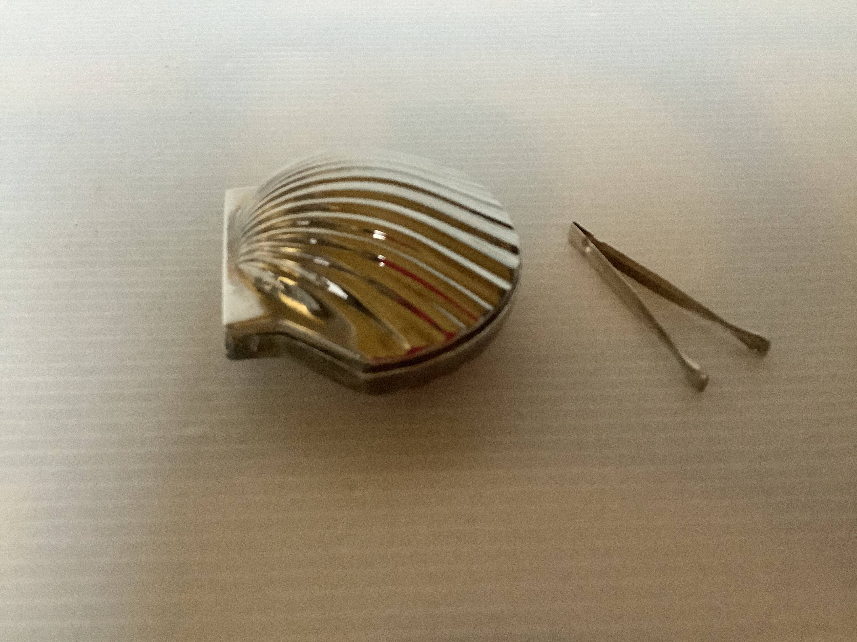 Mini sugar bowl scallop sugar sweetener