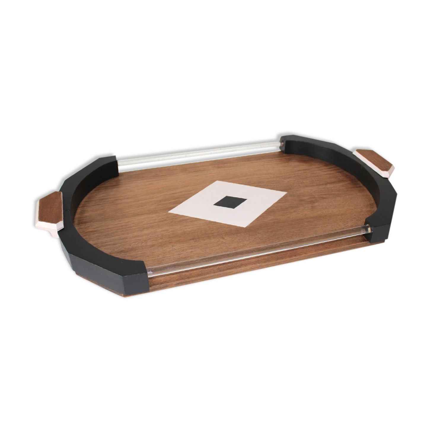 Wooden art deco tray