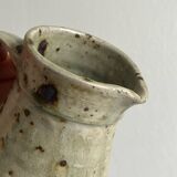 Pichet en grès pyrite ancien, poterie artisanale