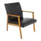 Scandinavian armchair in skai, Sweden, 1960